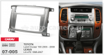 Переходная рамка для Lexus LX-470, Toyota Land Cruiser 2003-2007 2 Din RP-TYLC105 (Carav 07-005)