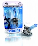 Галогенная лампа Philips Н4 12v 60/55w Blue Vision Ultra 12342BVUB1 1 шт.